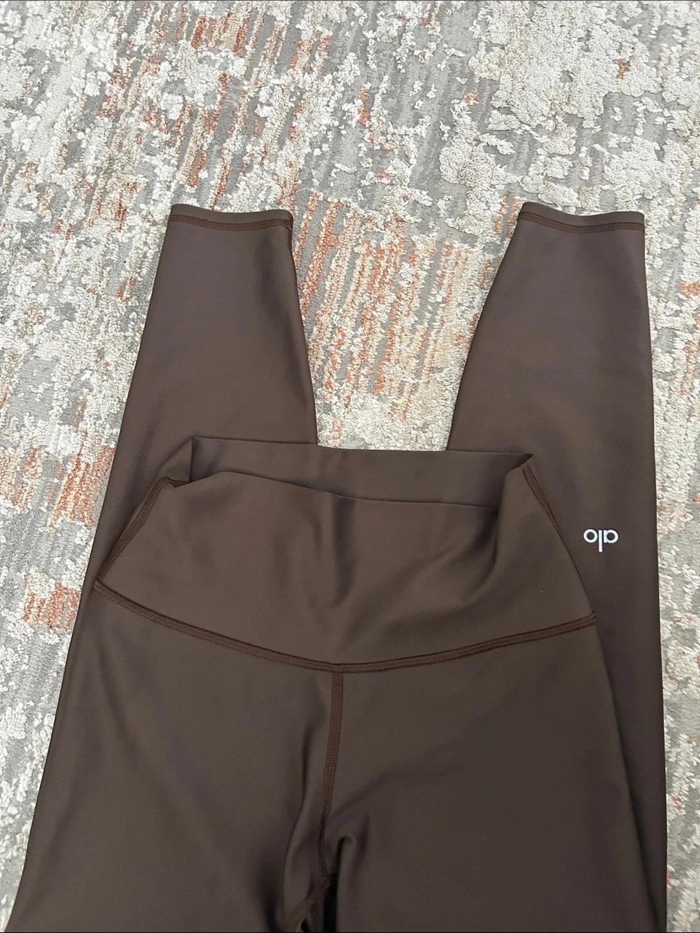ALO Yoga Brown High-Waist Leggings